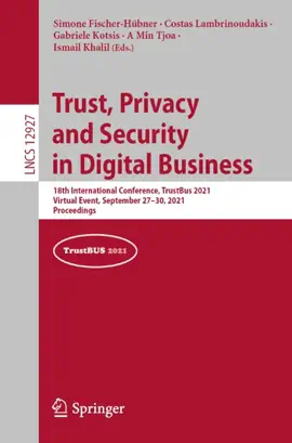 Read: Trust, Privacy and Security Book in Digital Business