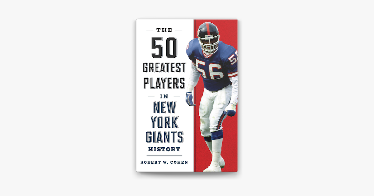 ‎The 50 Greatest Players in New York Giants History on Apple Books