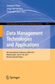 Data Management Technologies and Applications - Joaquim Filipe, Jorge Bernardino & Christoph Quix