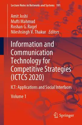 Read: Information and Communication Technology Book for Competitive Strategies (ICTCS 2020)