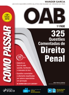 Como passar na OAB 1ª Fase: direito penal by Wander Garcia & Ana Paula Garcia