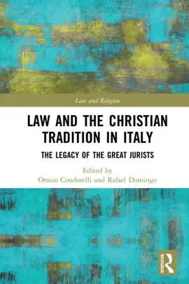 Read: Law and the Book Christian Tradition in Italy