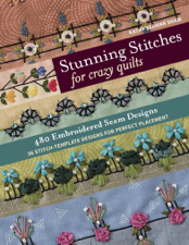 Stunning Stitches for Crazy Quilts - Kathy Seaman Shaw Cover Art