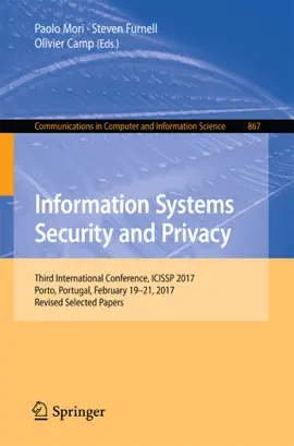 Read: Information Systems Book Security and Privacy