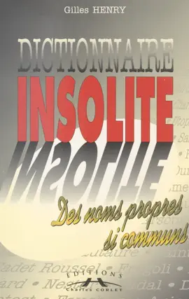 Read: Dictionnaire insolite des noms Book propres si communs