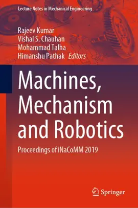 Read: Book Machines, Mechanism and Robotics
