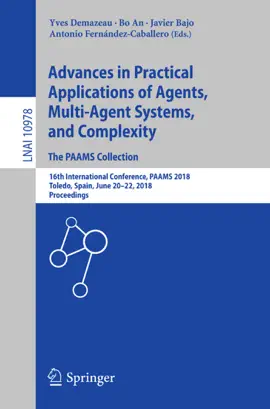 Read: Advances in Book Practical Applications of Agents, Multi-Agent Systems, and Complexity: The PAAMS Collection