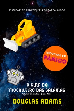 Capa do livro O Guia do Mochileiro das Galáxias de Douglas Adams