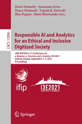 Read: Responsible AI and Analytics for an Ethical and Inclusive Digitized Society Book