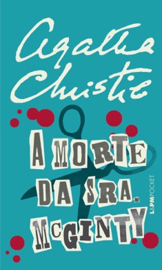 Capa do livro A Morte da Sra. McGinty de Agatha Christie