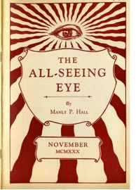 The All-Seeing Eye - November 1930 (Volume 5, Number 2) Manly P. Hall