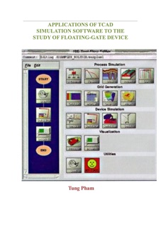 APPLICATIONS OF TCAD SIMULATION SOFTWARE TO THE STUDY OF FLOATING-GATE DEVICE by tung pham