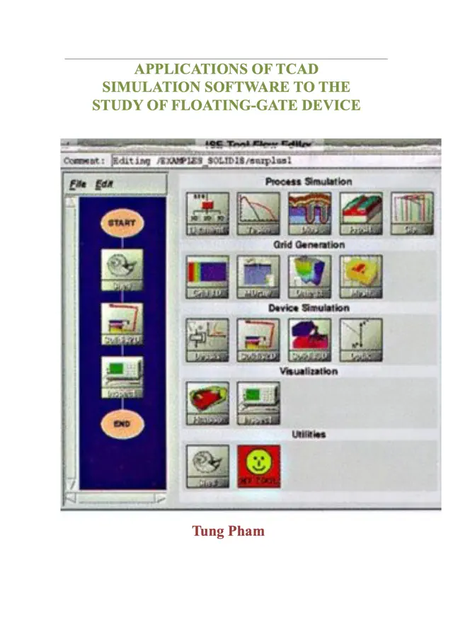 APPLICATIONS OF TCAD SIMULATION SOFTWARE TO THE STUDY OF FLOATING-GATE DEVICE