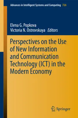 Read: Perspectives on Book the Use of New Information and Communication Technology (ICT) in the Modern Economy