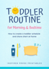 Toddler Routine for Morning & Bedtime: How to Create a Toddler Schedule and Chore Chart at Home - Inspired Prose Printables