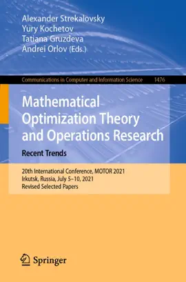 Read: Mathematical Book Optimization Theory and Operations Research: Recent Trends