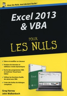 Excel 2013 et VBA Mégapoche pour les nuls by Greg Harvey