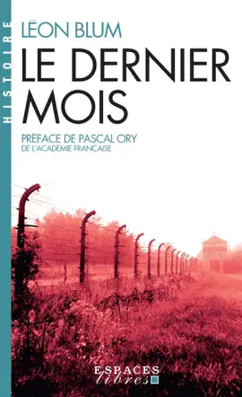 Read: Le Dernier Mois Book