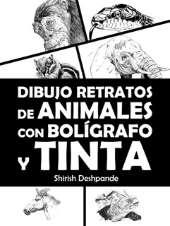 Dibujo retratos de animales con bolígrafo y tinta by Shirish Deshpande