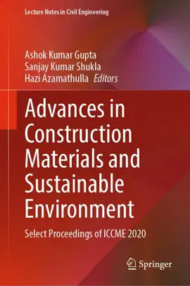 Read: Advances in Book Construction Materials and Sustainable Environment
