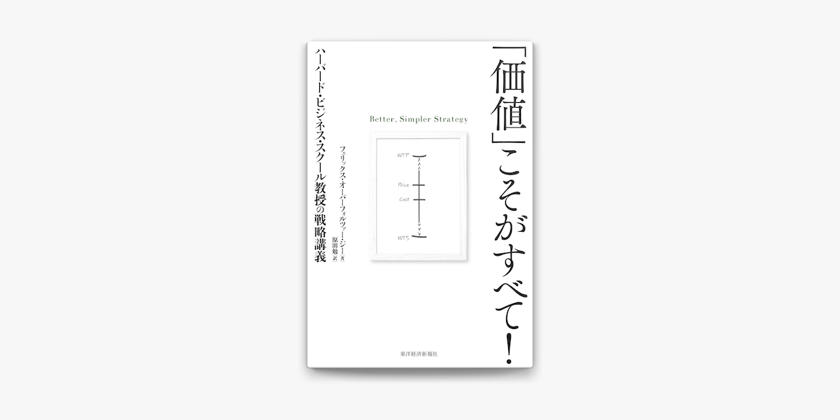 フェリックス・オーバーフォルツァー・ジー & 原田勉の「価値」こそが