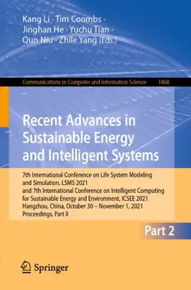 Read: Recent Advances Book in Sustainable Energy and Intelligent Systems