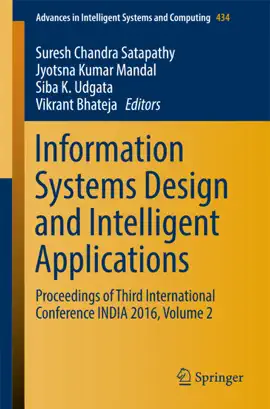 Read: Information Systems Design and Intelligent Applications Book