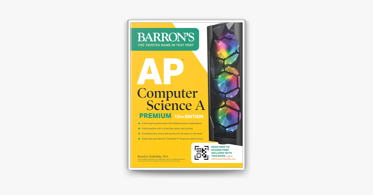 ‎AP Computer Science A Premium, 12th Edition: Prep Book with 6 Practice ...
