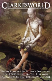 Clarkesworld Magazine Issue 202 - Neil Clarke, Marie Vibbert, Bo Balder, Brenda W. Clough, Lou J. Berger, Risa Wolf, Davian Aw, Alexandra Seidel & Kelsea Yu