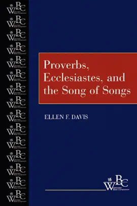 Read: Proverbs, Ecclesiastes, Book and the Song of Songs