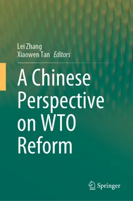 Read: A Book Chinese Perspective on WTO Reform
