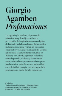 Profanaciones by Giorgio Agamben