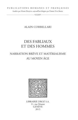 Read: Book Des fabliaux et des hommes