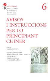 Avisos i instruccions per lo principiant cuiner - Anonim & Isabel Juncosa Ginestà
