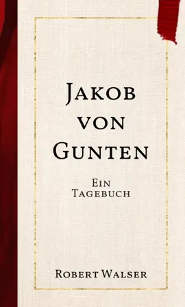 Read: Jakob von Gunten Book