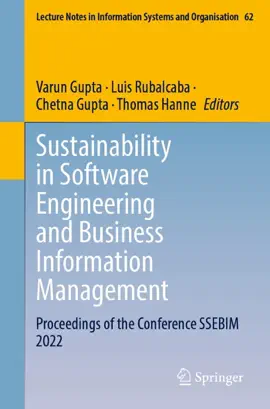 Read: Sustainability in Book Software Engineering and Business Information Management
