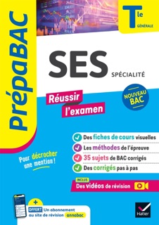 Prépabac Réussir l'examen - SES Tle générale (spécialité) - Bac 2026 by Séverine Bachelerie-Marteau, Sylvie Godineau, Sylvain Leder, Céline Le Feuvre, Denis Martin, François Porphire, Franck Rimbert & Gilles Seurin