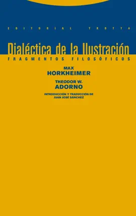 Read: Dialéctica de la Ilustración Book