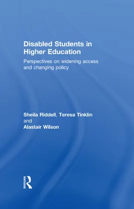 Read: Book Disabled Students in Higher Education