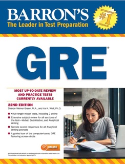 GRE by Sharon Weiner Green & Ira K. Wolf