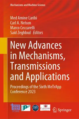 Read: New Advances in Mechanisms, Transmissions and Applications Book
