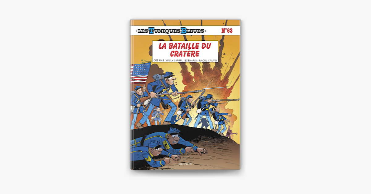 Les Tuniques Bleues Les Cavaliers Du Ciel Page De Garde Les Tuniques Bleues - Tome 63 - La bataille du Cratère by Raoul Cauvin
