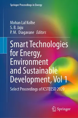 Read: Smart Technologies Book for Energy, Environment and Sustainable Development, Vol 1