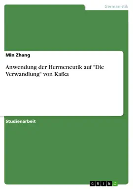Read: Anwendung der Hermeneutik auf Book "Die Verwandlung" von Kafka