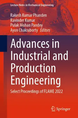 Read: Advances in Industrial and Production Book Engineering