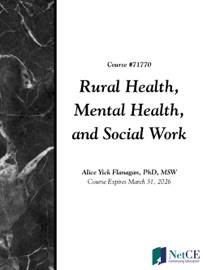 Rural Health, Mental Health, and Social Work - NetCE