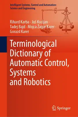 Read: Terminological Book Dictionary of Automatic Control, Systems and Robotics