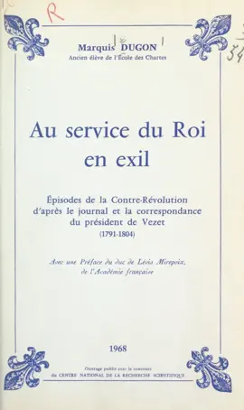 Read: Au service du roi Book en exil
