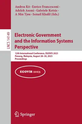 Read: Electronic Government and the Information Systems Perspective Book