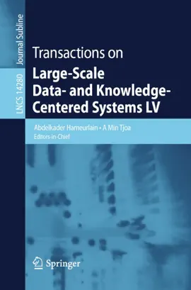 Read: Transactions on Book Large-Scale Data- and Knowledge-Centered Systems LV